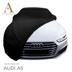 Bache Voiture pour Audi A5 Sportback/S5/RS5 Protection Anti-Rayures étanche  Couverture de Voiture avec Fermeture éclair(Color:J,Size:A5 Sportback)