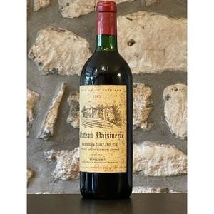 VIN ROUGE Vin rouge, Puisseguin St Emilion, Château Vaisiner