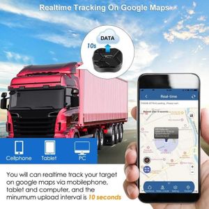 TRACAGE GPS Tracker GPS Voitures TK905B Magnetic Traceur GPS L