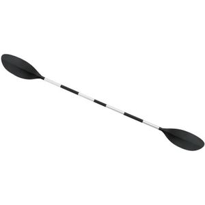 PAGAIE - RAME Pagaie pour kayak en aluminium - Intex Noir - 218 cm - Lames à nervures en forme de cuillère
