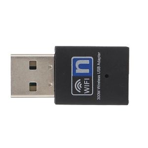 CLE WIFI - 3G Mothinessto adaptateur WIFI Adaptateur USB 300M, récepteur sans fil WIFI, Mini carte NetCard externe pour informatique memoire
