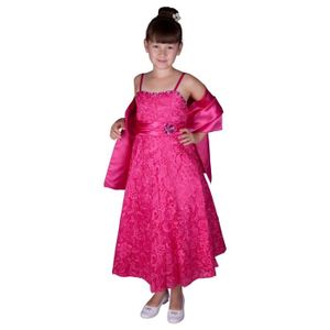 Robe De Cérémonie Ou De Soirée Fille Martine Rose Fushia