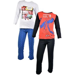 PYJAMA Pyjama garçon Marvel  SPIDERMAN 35173 Pack de 2 Py