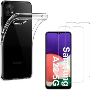 ACCESSOIRES SMARTPHONE Coque pour Samsung A22 5G  et 2 Verres Trempé - Pr