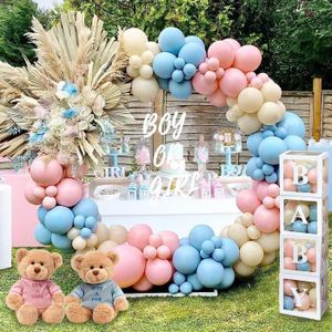 KIT DE DECORATION Gender Reveal Party Decoration, Arche Ballon Bleu 