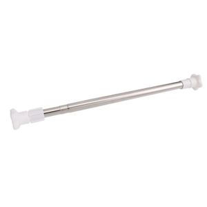 Armoire Salle de Bain EXLECO Tringle /à Rideau T/élescopique 6Pcs 70~120cm Set Barre Rideau Extensible Blanc sans Per/çage Tringles /à Rideaux /à Tension de Ressort pour Cuisine Fen/être