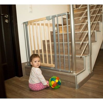 BARRIERE SECURITE ENFANT/ANIMAUX ESCALIER PORTE/CHEMINEE H75cm CLOSE'N STOP  - L'ANGLE REGLABLE - 240 CM - Cdiscount Puériculture & Eveil bébé