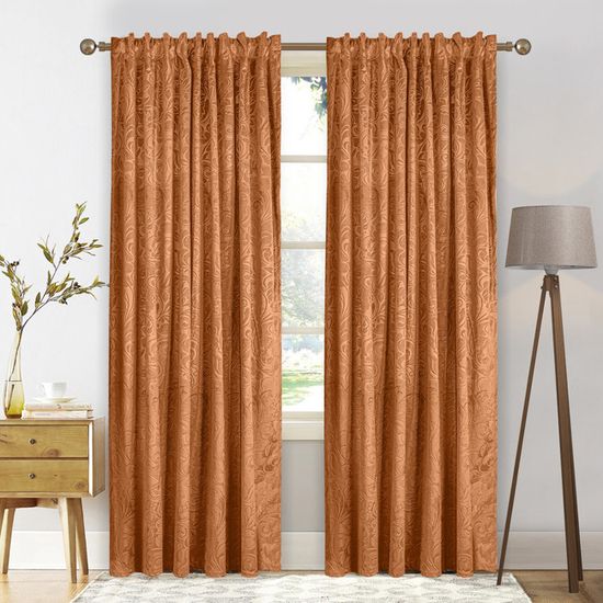 Rideaux Velours Semi-occultants 140x145 Cm – Lot De 2, Thermiques, à Oeillets, Jaune Moutarde