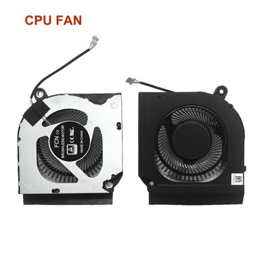Ventilateur CPU/GPU Pour Dell G3/G5 - Alliage Aluminium - 4 Broches - Faible Bruit - Refroidissement PC