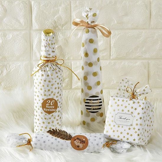 LCCDSD Lot de 4 rouleaux de papier cadeau doré à chaud pour cadeaux de mariage, 50 x 70 cm, 4 couleurs 23 LCCDSD Lot de 4 rouleaux de papier cadeau doré à chaud pour cadeaux de mariage, 50 x 70 cm, 4 couleurs 23