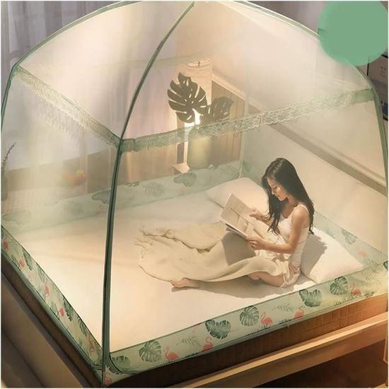 Moustiquaire De Lit Pliable Pop Up - Tente Dôme Anti-Moustiques 3 Portes - Pour Chambre, Camping, Enfants