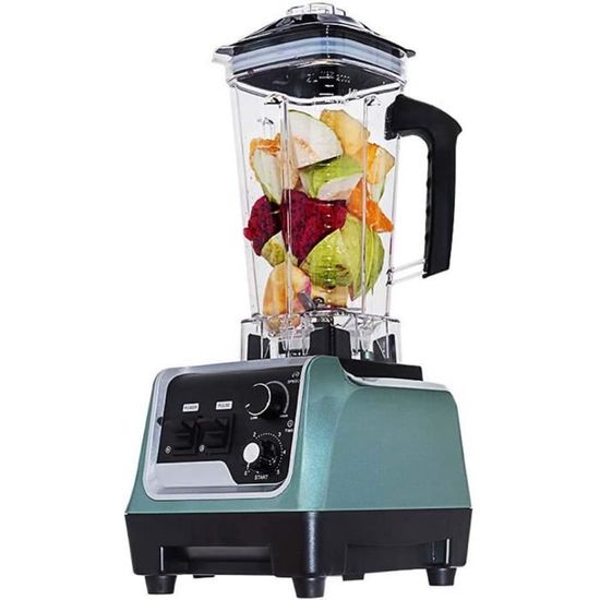 Blender, 2 200 W, 4 litres, mixeur puissant avec agitateur, mixeur de cuisine, 9 vitesses réglables, pour la maison, le restaurant Blender, 2 200 W, 4 litres, mixeur puissant avec agitateur, mixeur de cuisine, 9 vitesses réglables, pour la maison, le restaurant