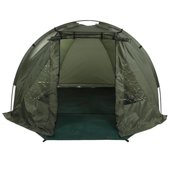 Drfeify Tente coupe-vent Tente de Pêche Extérieure Portable Coupe-Vent Étanche avec Fenêtre Installation Facile