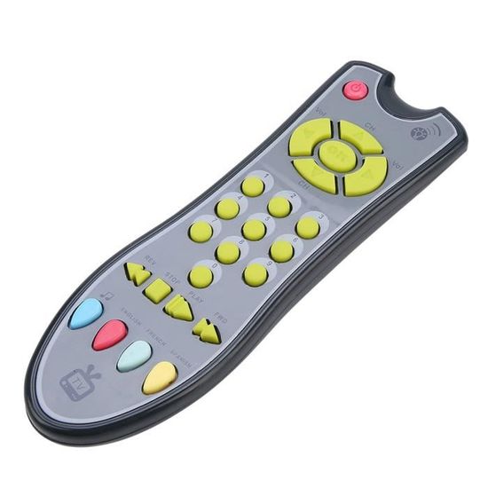 Ballery Télécommande TV Musicale Pour Bébé - Avec Lumière Douce, Boutons, 3 Langues, Girafe, Dès 6 Mois