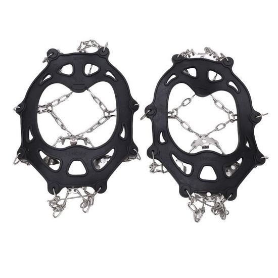 Crampons à Glace LIOOBO - Antidérapants Pour Chaussures, Caoutchouc Résistant à -40°C