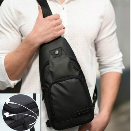 Fashion Sac De Poitrine Pour Homme Sac De Voyage étanche Sac à