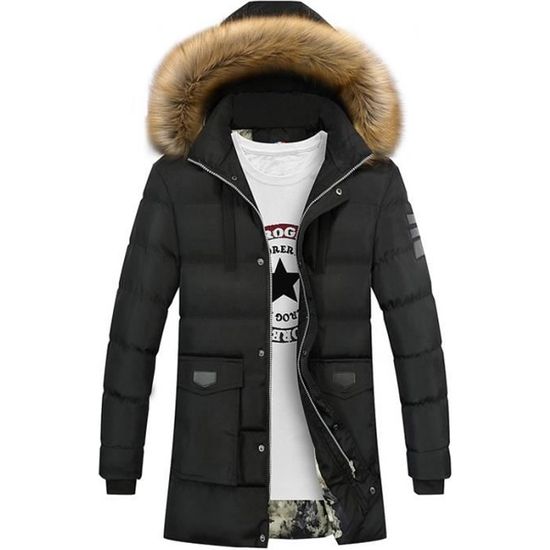 Doudoune Homme Hiver 2025 | Manteau Matelassé Style Aviateur | Chaud, Coupe-vent Et Imperméable | Pour Ville Et Plein Air