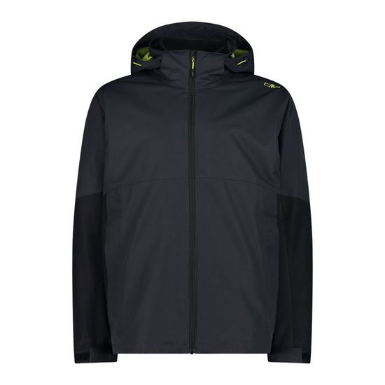 Veste Imperméable Homme CMP - WP 5000, Coupe-vent, Poches Zippées, Capuche Ajustable - Repliable Dans Sa Pochette - 12