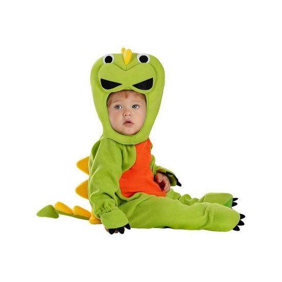 Déguisement Dinosaure Bébé avec Bonnet Vert