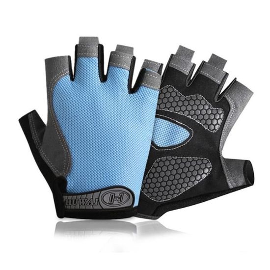 Boildeg Gants De Cyclisme,Gants De Fitness,Sport Mitaines Robustes Bonnes Sensations Facile à Enfiler Et Enlever Parfait Pour Crossfit VTT Vélo Cyclisme Halterophilie Gym
