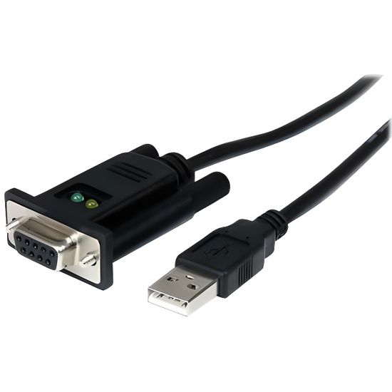 OcioDual Câble Adaptateur USB 2.0 vers DB9 9 Pin M/M 0.8m Noir  Convertisseur RS232 pour Modem Routeur Imprimantes Modem Serveur