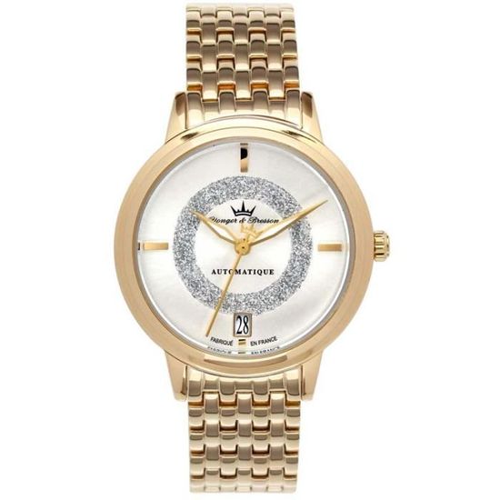 Montre Femme Yonger & Bresson Acier Inox - Cadran Analogique Chiffres Arabes, Occasion TB