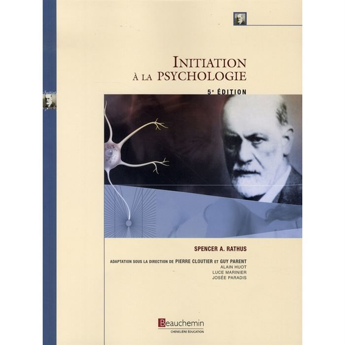 Initiation à la psychologie (5e édition)  Cdiscount Librairie