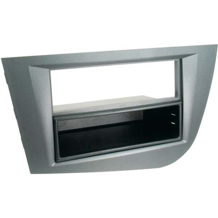 Adaptateur de façade 2-DIN avec vide poche Seat Leon 2005 - 2009