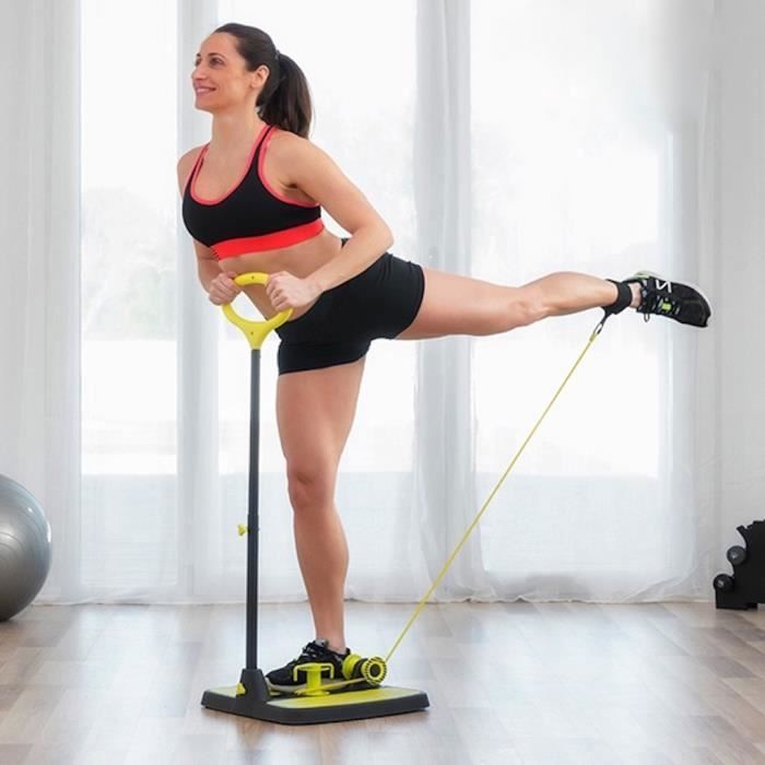 TSC Fitness Plateforme Fessiers et Jambes Fit Shape 2.0, Appareil de Musculation Multifonction, la Solution Ultime