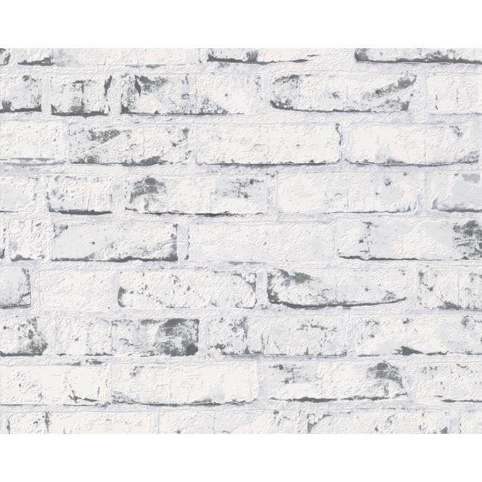Papier peint intissé New England - 10,05 m x 0,53 m - beige