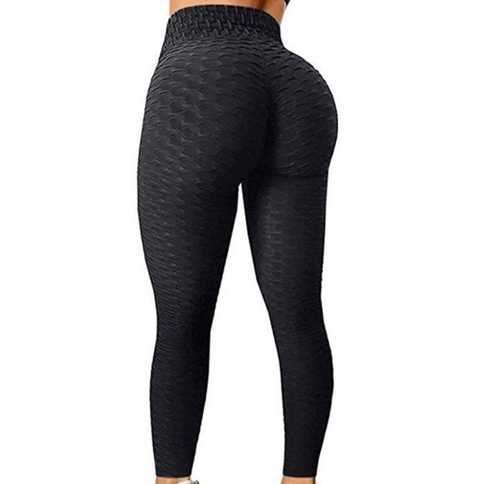 Femmes Yoga Leggings taille haute Butt Lift Tummy contrôle Gym Sports Stretchy Pants M