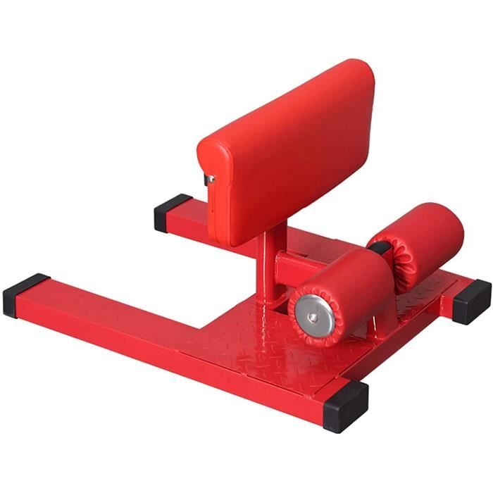 BANC DE MUSCULATION ZMJ Leg Machines Indoor Leg Trainer Accueil Banc Squat Sissy Rouge Machine D'aide Au Squat Multifonction &251
