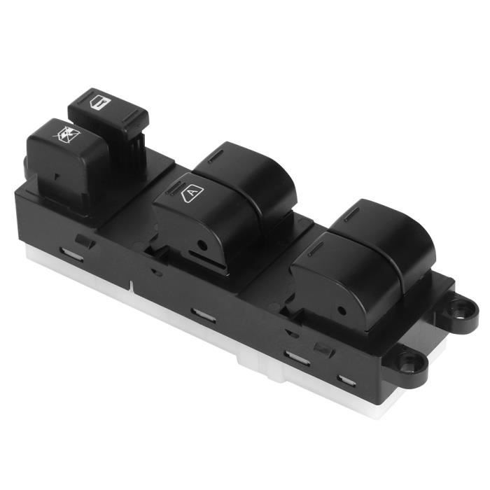 Drfeify interrupteur de lève-vitre Interrupteur de commande de lève-vitre de voiture adapté pour Nissan Tiida C11 SC11 C11Z