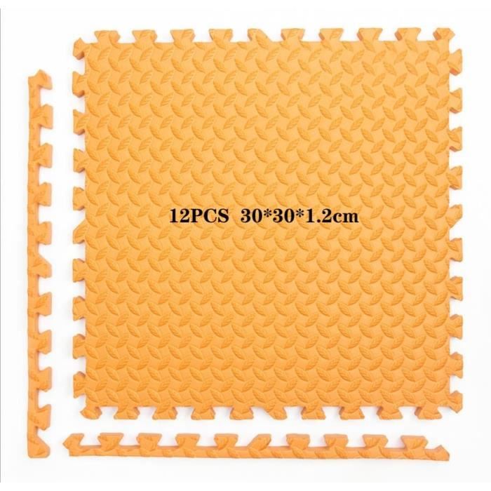 Tapis de sol,Tapis de sol de gymnastique en mousse EVA pour bébé, 12 pièces, Puzzle, exercice, jeu, carreaux - Type 12PCS -O