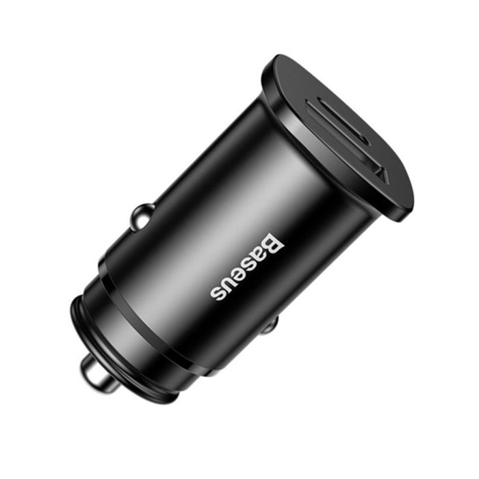 Baseus 30W Double USB C PD Charge Rapide QC 4.0 Chargeur De Voiture Pour Chargeur De Téléphone Portable Rapide USB PD Type C