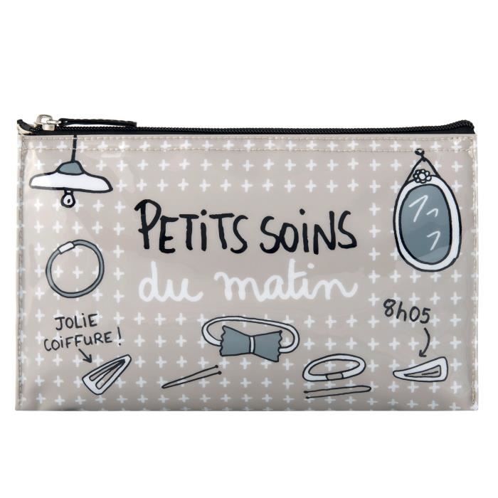 Trousse De Rangement Pour Accessoires Cheveux PETITS SOINS DU MATIN Pince Brosse Chouchous Élastique Barrette Dlp Derrière La Porte