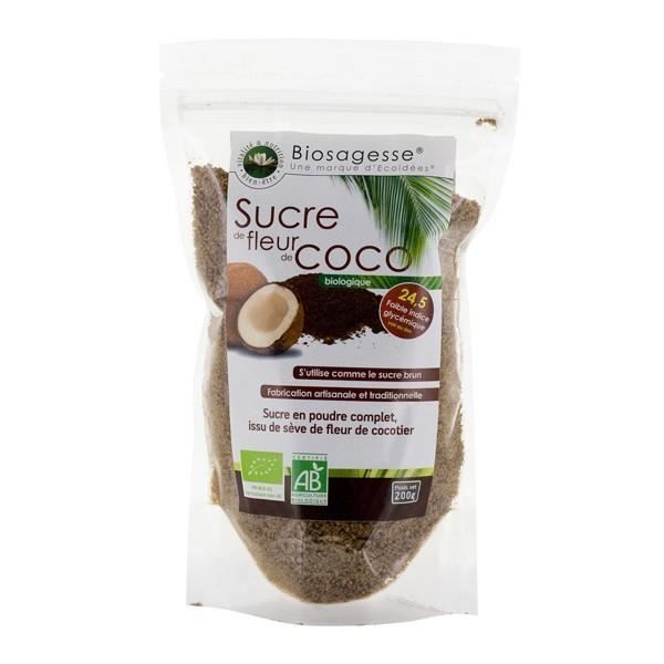Sucre de sève de Fleur de coco en poudre BIO -500g