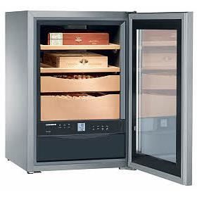 ZKes453 LIEBHERR Cave à cigares Humidor 39L net, LxH : 43 x 62cm, Acier inox