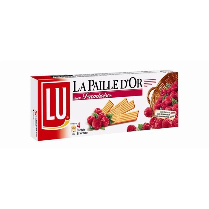 Biscuits framboises 170 g Paille D'Or