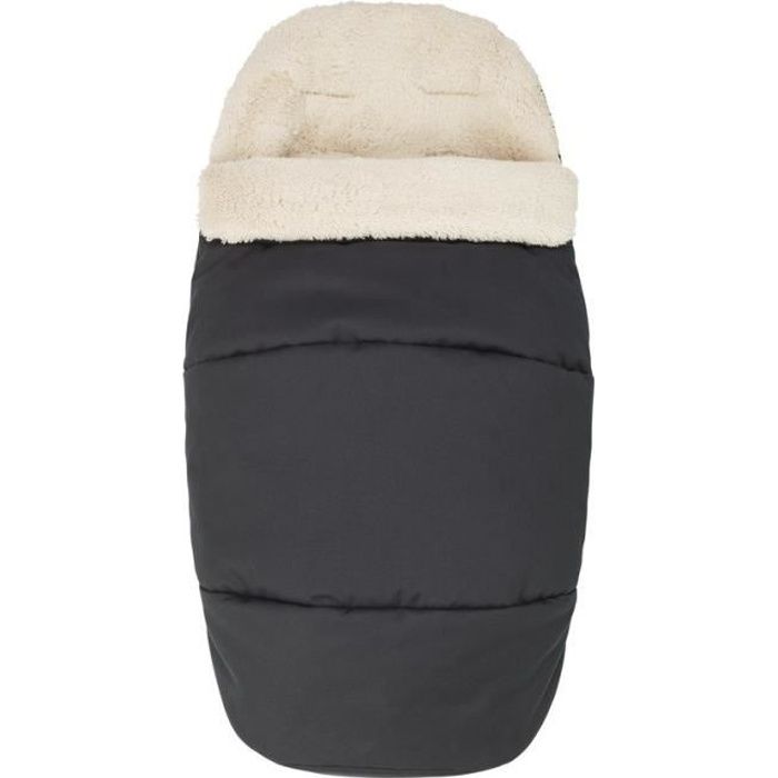 MAXI-COSI Chancelière 2 en 1 pour poussette - Tissu polaire - Essential Black
