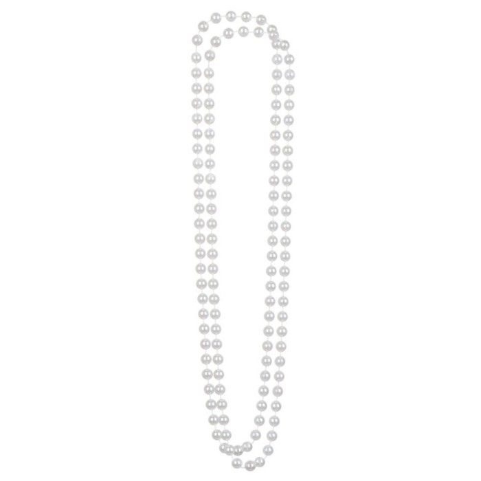 COLLIER EN PERLES BLANC