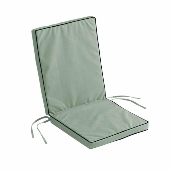 Coussin De Fauteuil  siesta  40x90cm Sauge - Paris Prix Vert