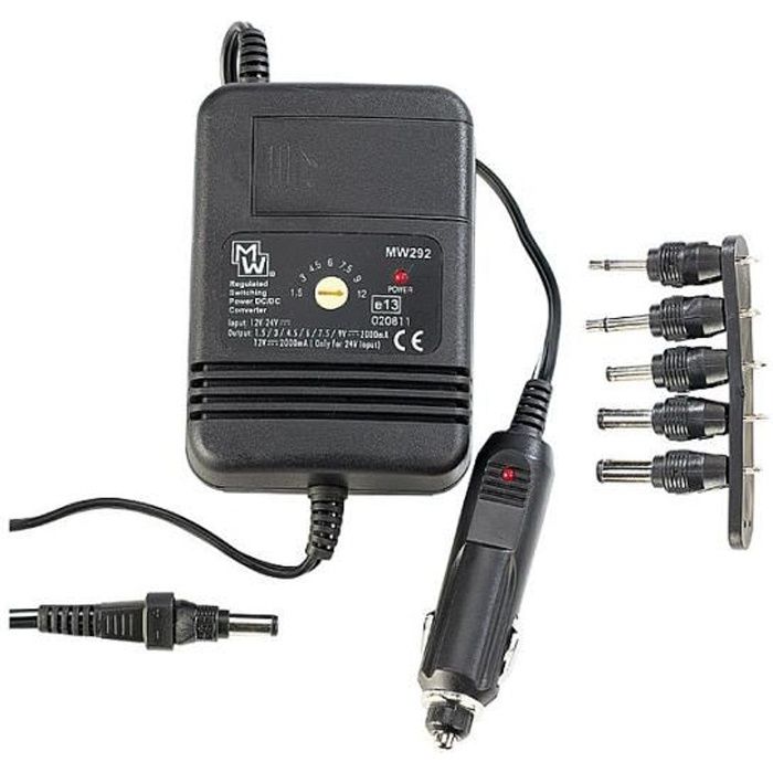 Adaptateur universel allume-cigare - 2 A