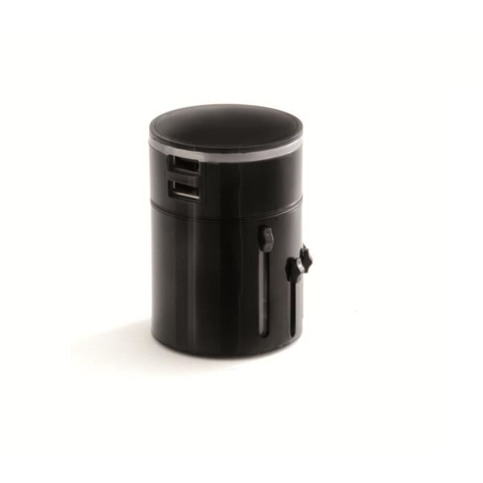 SCS SENTINEL Adaptateur universel de voyage lumineux avec ports USB