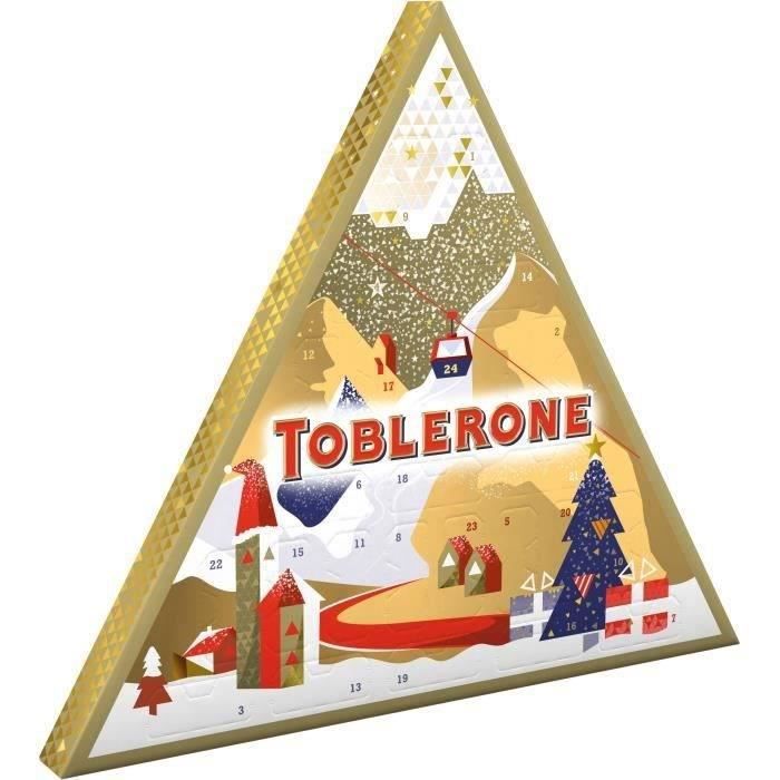 TOBLERONE - Calendrier de l'avent - Chocolats de Noël - Boîte de 200 g