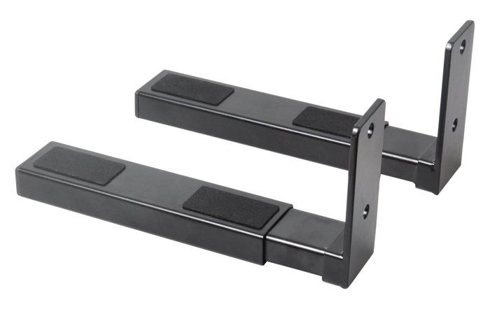Pyle PSTNDW17 - Support mural réglable pour enceintes et barres de son acier capacité 50 kg