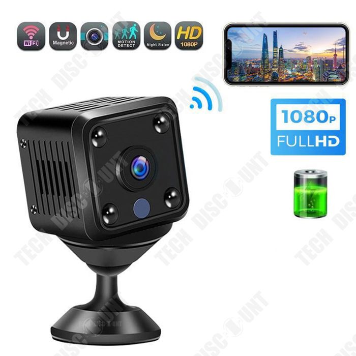 TD® Caméra de surveillance espion voiture extérieure sans fil Moniteur