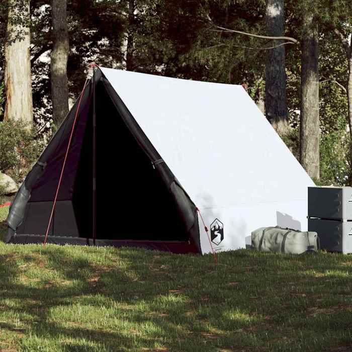 vidaXL Tente de camping en A 2 personnes tissu occultant imperméable tente abri de camping abri de jardin tente de 94758