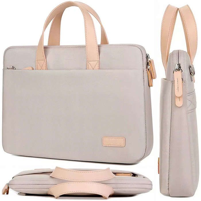 Ordinateur Portable Mallette Cuir Femme 14 Pouces Sacoche Pour