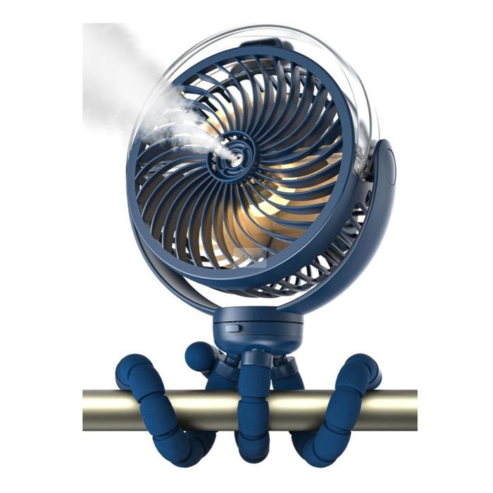 Ventilateur de voiture - LIKE NO OTHER - Portable - Batterie 6000mAh - Rotatif 360° - Trépied flexible - 1 Like No Other